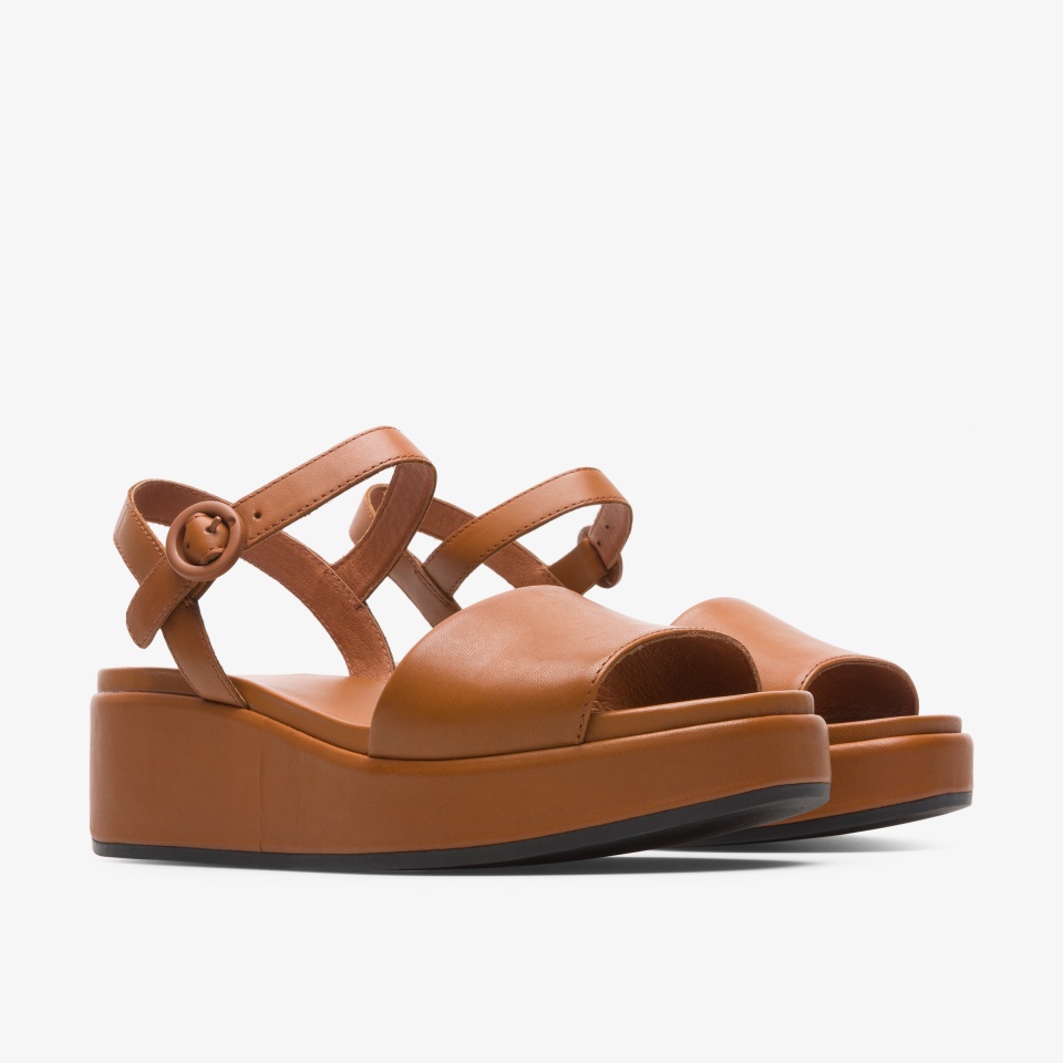 Camper Misia Brown - Camper Women's Wedges ||8534-OVTIG||